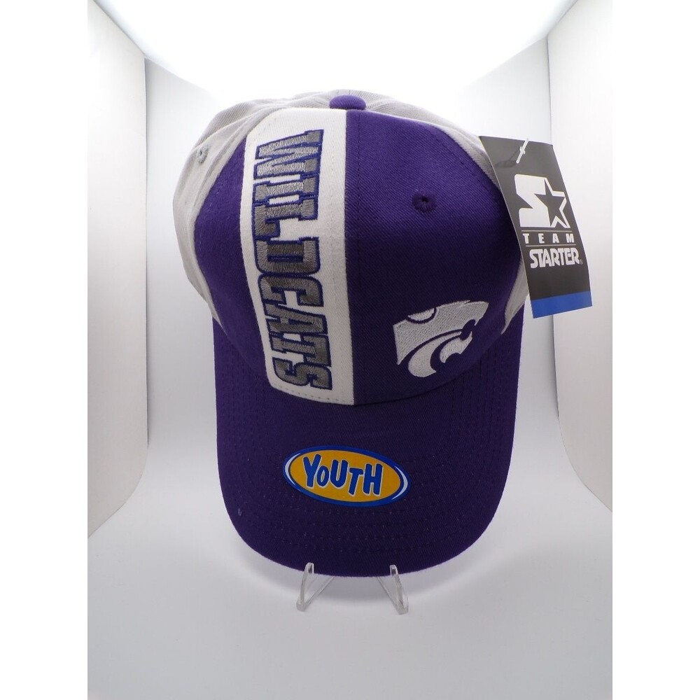 Starter Kansas State Wildcats Youth Boys Baseball Cap Purple One Size